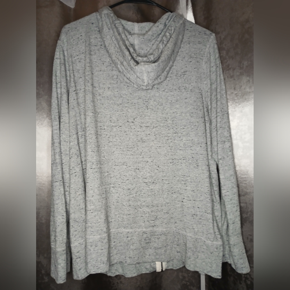 Danskin Now Gray Hoodie Sz 2x - Picture 3 of 3